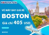 Vé máy bay Korean Air đi Boston giá khuyến mãi